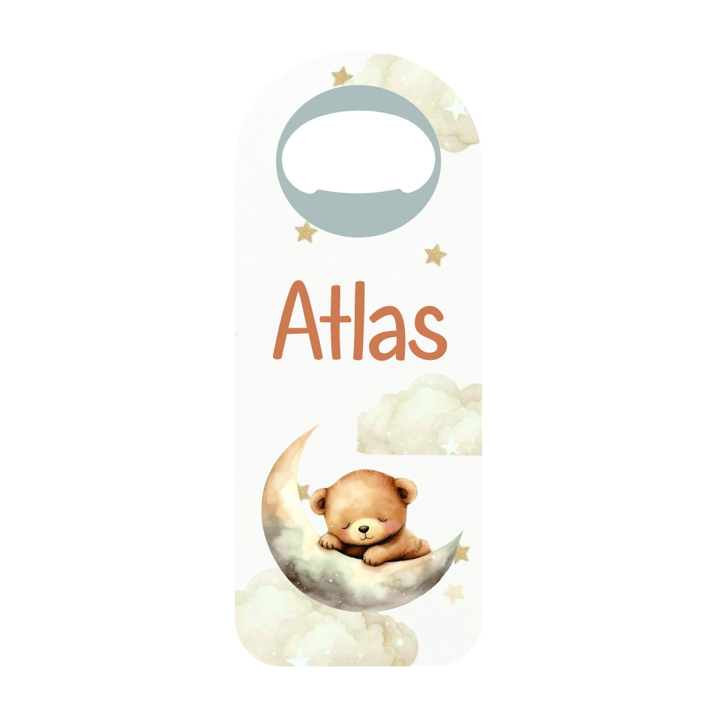 Ayda uyuyan kahverengi ayı dik açacak